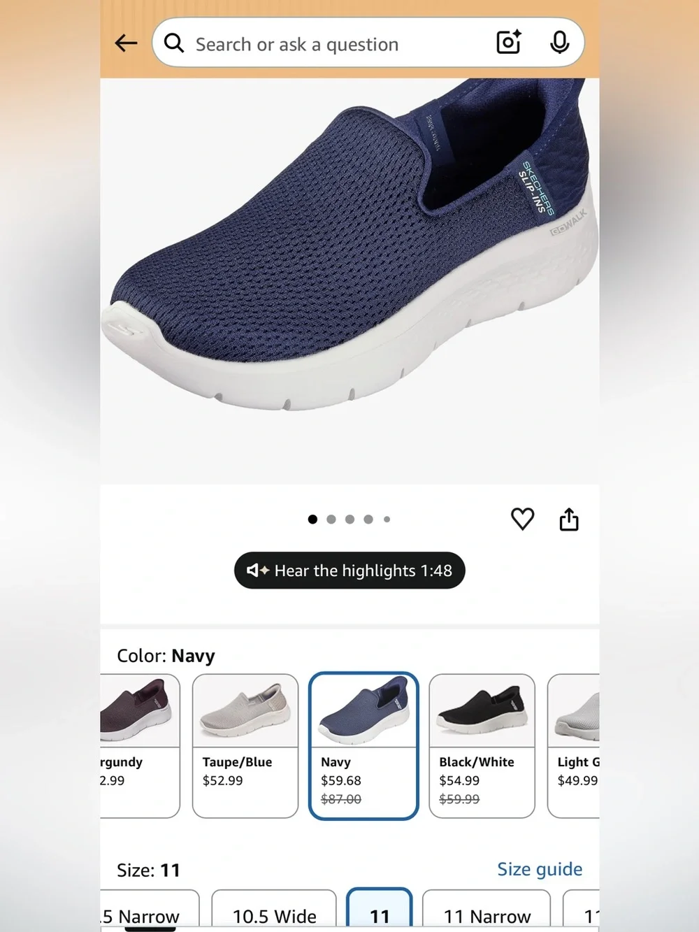Skechers women hands